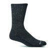 Sockwell Big Easy Relaxed Fit Crew Sock (Men) - Black Multi Socks - Life - Crew - The Heel Shoe Fitters