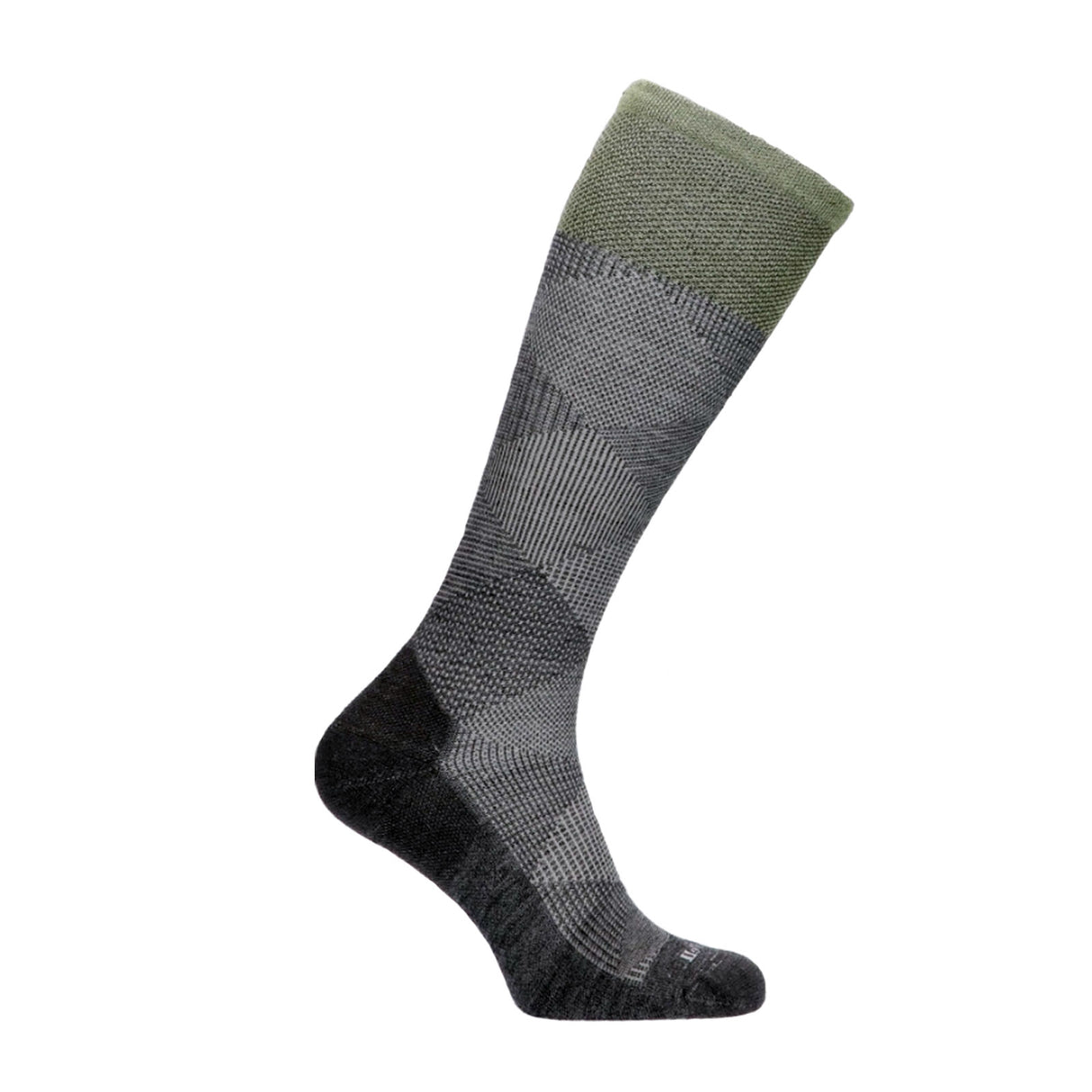 Sockwell Diamond Dandy Over the Calf Compression Sock (Men) - Charcoal Accessories - Socks - Compression - The Heel Shoe Fitters