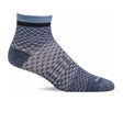 Sockwell Plantar Ease Quarter II Compression Sock (Women) - Denim Accessories - Socks - Compression - The Heel Shoe Fitters