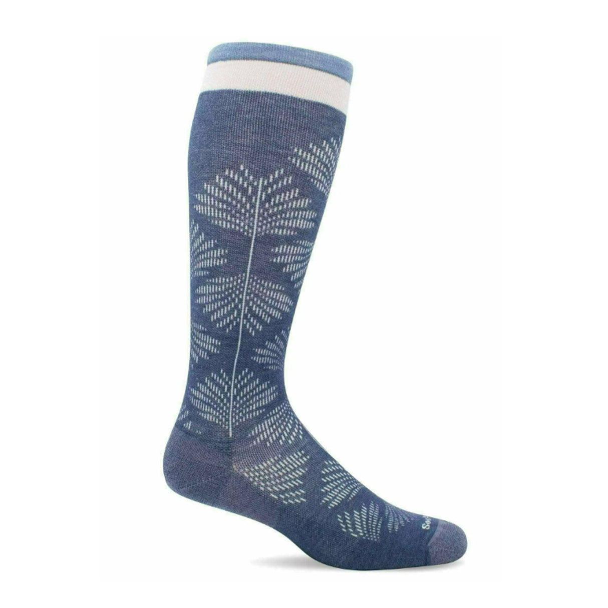 Sockwell Full Floral Over the Calf Compression Sock (Women) - Denim Accessories - Socks - Compression - The Heel Shoe Fitters