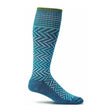 Sockwell Chevron Ultra Light Over the Calf Compression Sock (Women) - Jade Accessories - Socks - Compression - The Heel Shoe Fitters