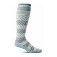 Sockwell Chevron Ultra Light Over the Calf Compression Sock (Women) - Grey Accessories - Socks - Compression - The Heel Shoe Fitters