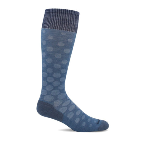 Sockwell Spot On Over the Calf Compression Sock (Women) - Bluestone Accessories - Socks - Compression - The Heel Shoe Fitters