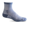 Sockwell Elevate Quarter Compression Sock (Women) - Bluestone Accessories - Socks - Compression - The Heel Shoe Fitters
