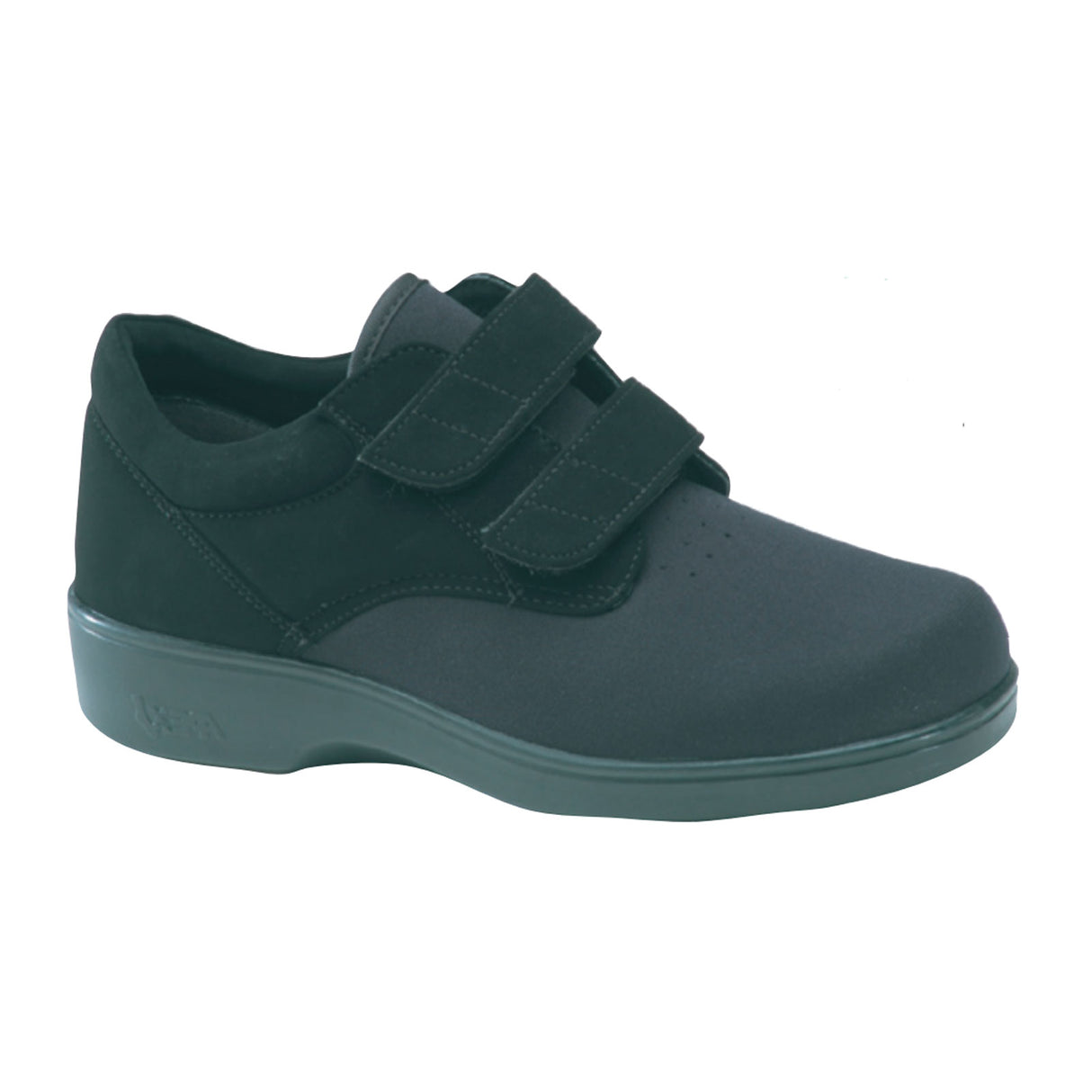 Apex T1200 Stretcher Comfort Shoe (Unisex) - Black Dress-Casual - Slip Ons - The Heel Shoe Fitters