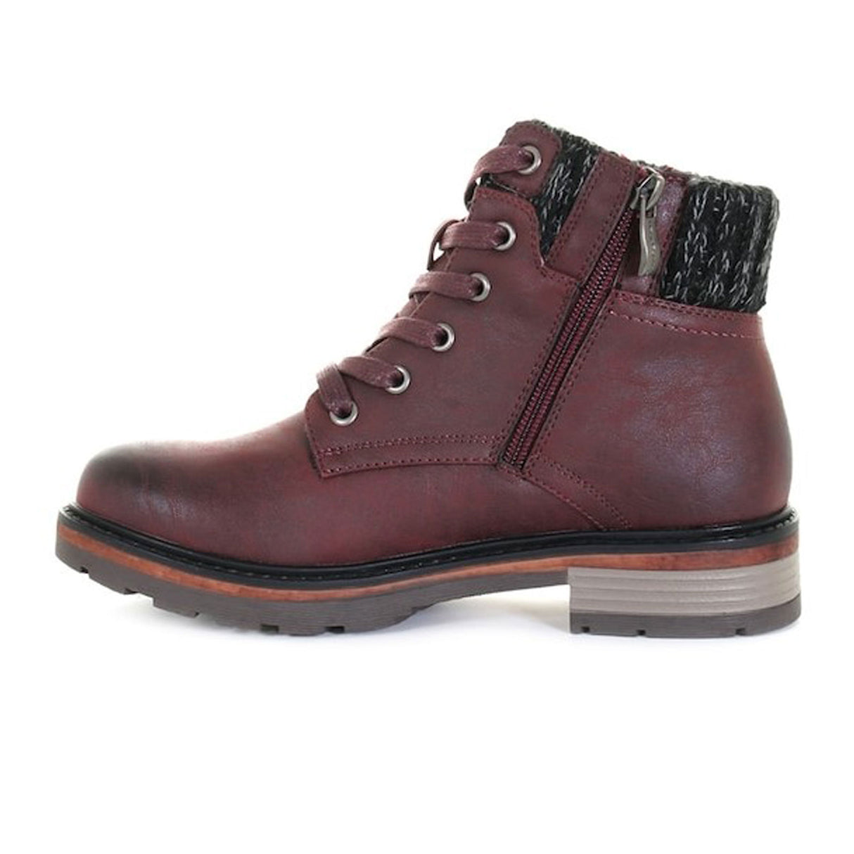 Wanderlust Amy Ankle Boot (Women) - Burgundy Boots - Fashion - Ankle Boot - The Heel Shoe Fitters