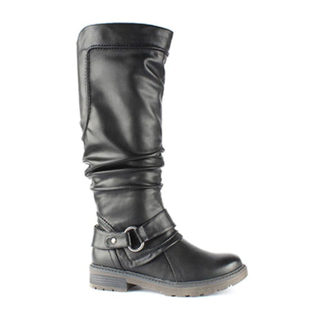 Wanderlust Fiona Wide Tall Boot (Women) - Black Boots - Fashion - High - The Heel Shoe Fitters
