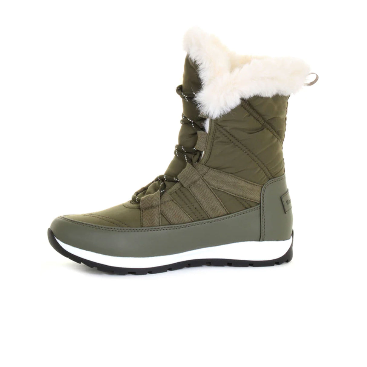 Wanderlust Chery Mid Winter Boot (Women) - Khaki Boots - Winter - Mid Boot - The Heel Shoe Fitters
