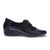 Revere Tangier Slip On Loafer (Women) - Black French/Black Lizard Dress-Casual - Slip Ons - The Heel Shoe Fitters
