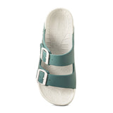 Gravity Defyer UpBov Slide Sandal (Women) - Blue/White Sandals - Slide - The Heel Shoe Fitters