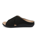 Gravity Defyer Veltal (Women) - Black Sandals - Slide - The Heel Shoe Fitters