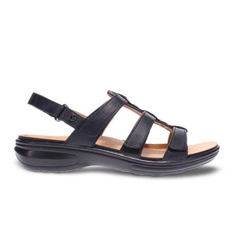 Revere Toledo Backstrap Sandal (Women) - Black French Sandals - Slide - The Heel Shoe Fitters