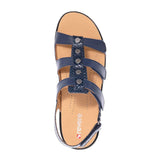 Revere Toledo Backstrap Sandal (Women) - Navy Sandals - Backstrap - The Heel Shoe Fitters
