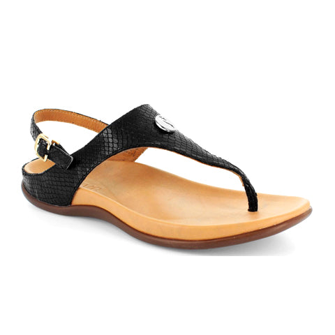 Strive Tropez Backstrap Sandal (Women) - Black Sandals - Thong - The Heel Shoe Fitters