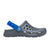 Joybees Active Clog (Children) - Charcoal/Sport Blue Sandals - Clog - The Heel Shoe Fitters