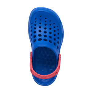 Joybees Active Clog (Children) - Sport Blue/Red Sandals - Clog - The Heel Shoe Fitters