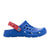 Joybees Active Clog (Children) - Sport Blue/Red Sandals - Clog - The Heel Shoe Fitters