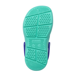 Joybees Active Clog (Children) - Teal/Violet Sandals - Clog - The Heel Shoe Fitters