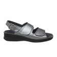 Helle Comfort Ulan Backstrap Sandal (Women) - Pewter Sandals - Backstrap - The Heel Shoe Fitters