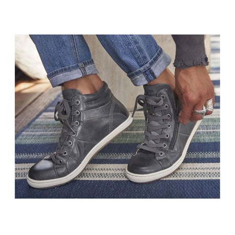 Taos Union High Top Sneaker (Women) - Steel Dress-Casual - Sneakers - The Heel Shoe Fitters