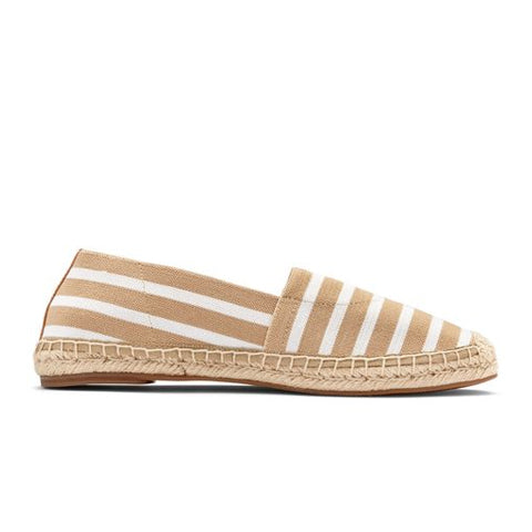 Vionic Valeri (Women) - Sand Stripe Dress-Casual - Slip Ons - The Heel Shoe Fitters