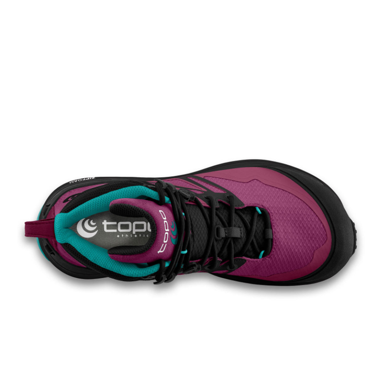 Topo Trailventure 2 Waterproof Hiking Boot (Women) - Raspberry/Black Boots - Hiking - Mid - The Heel Shoe Fitters