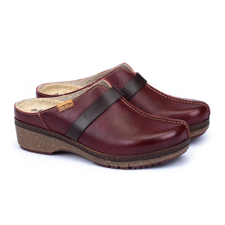 Pikolinos Granada W0W-3590C1 Clog (Women) - Arcilla Leather Dress-Casual - Clogs & Mules - The Heel Shoe Fitters