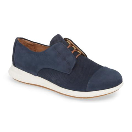 Samuel Hubbard Stroll (Women) - Midnight Blue Nubuck Dress-Casual - Lace Ups - The Heel Shoe Fitters