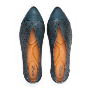 Pikolinos La Marina W5L-4842 Slip-on Flats (Women) - Sapphire Dress-Casual - Flats - The Heel Shoe Fitters