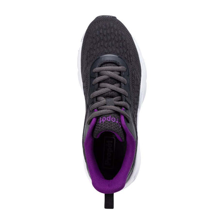 Propet Stability Strive Sneaker (Women) - Grey/Purple Athletic - Athleisure - The Heel Shoe Fitters