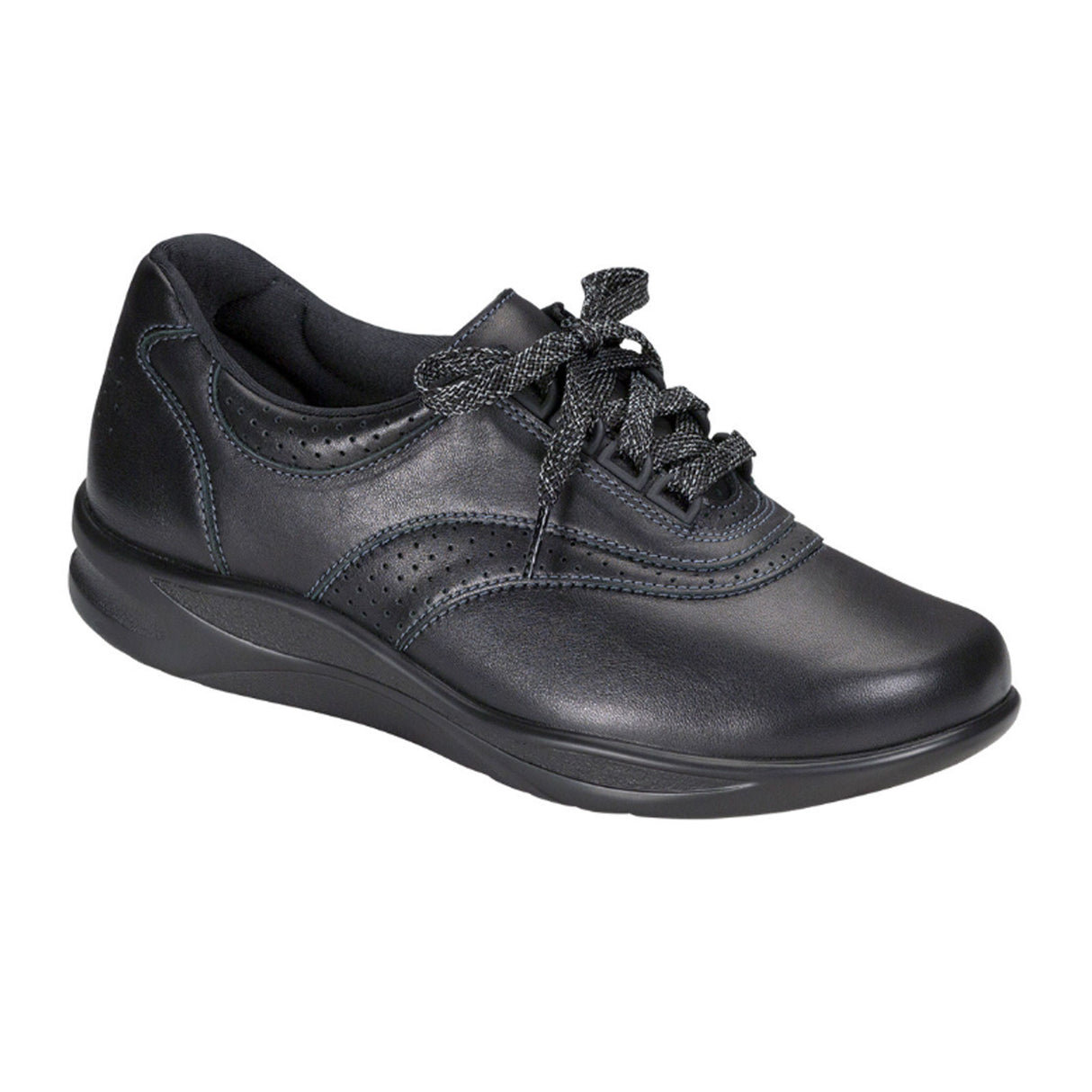 SAS Walk Easy Walking Shoe (Women) - Black Athletic - Walking - The Heel Shoe Fitters
