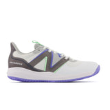 New Balance 796 v3 Court Shoe (Women) - NB White/Castlerock/Vibrant Violet Athletic - Running - Neutral - The Heel Shoe Fitters