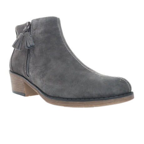 Propet Rebel Ankle Boot (Women) - Grey Suede Boots - Fashion - Ankle Boot - The Heel Shoe Fitters