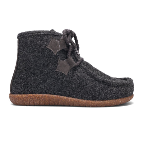 Taos Woolabee Ankle Bootie (Women) - Charcoal Boots - Casual - Low - The Heel Shoe Fitters