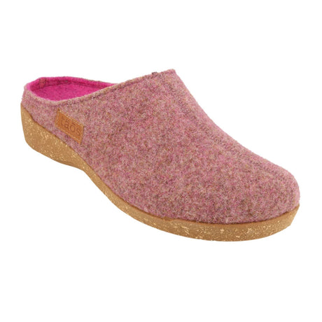 Taos Woollery Clog (Women) - Rose Dress-Casual - Clogs & Mules - The Heel Shoe Fitters