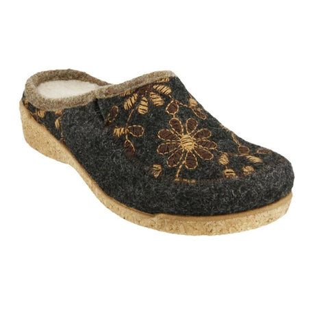 Taos Woolderness 2 Clog (Women) - Charcoal Dress-Casual - Clogs & Mules - The Heel Shoe Fitters