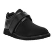 Propet Pedwalker 2 Strap Loafer (Women) - Black Stretch Athletic - Walking - The Heel Shoe Fitters