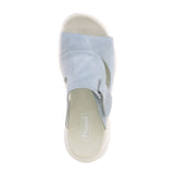 Propet TravelActiv Sedona Slide Sandal (Women) - Light Blue Sandals - Slide - The Heel Shoe Fitters