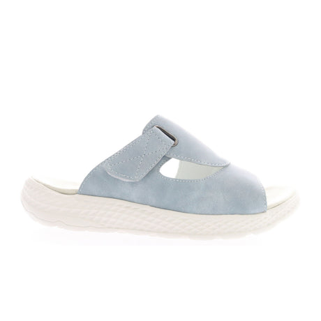 Propet TravelActiv Sedona Slide Sandal (Women) - Light Blue Sandals - Slide - The Heel Shoe Fitters