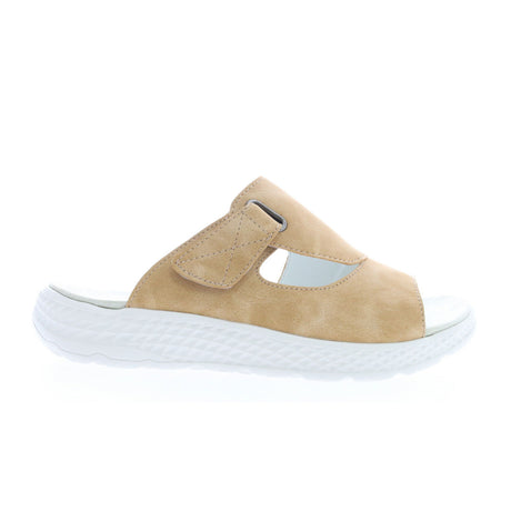 Propet TravelActiv Sedona Slide Sandal (Women) - Oyster Sandals - Slide - The Heel Shoe Fitters