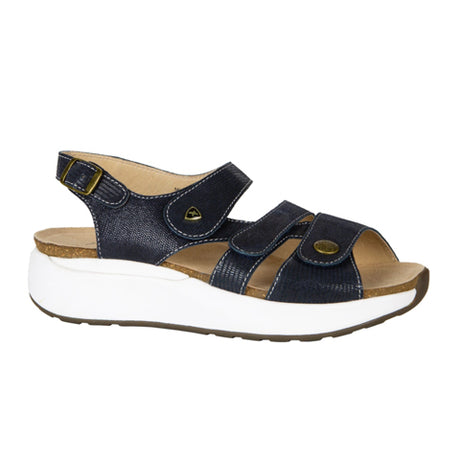 Xelero Mykonos Backstrap Sandal (Women) - Navy Sandals - Backstrap - The Heel Shoe Fitters