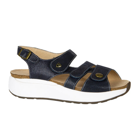 Xelero Mykonos Backstrap Sandal (Women) - Navy – The Heel Shoe Fitters