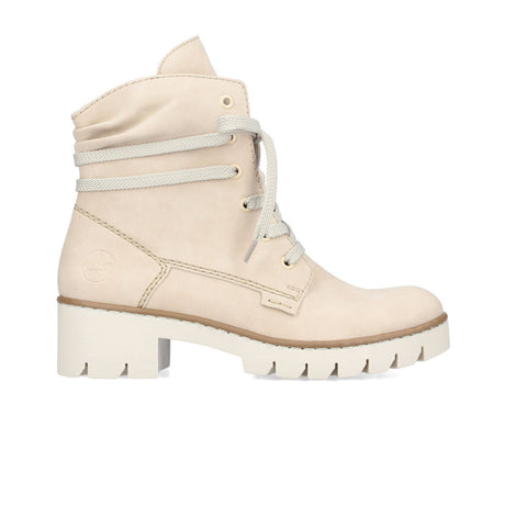 Rieker X5717-62 Prisca Mid Boot (Women) - Beige Boots - Fashion - Mid Boot - The Heel Shoe Fitters