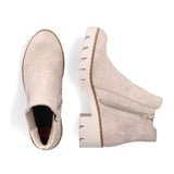 Rieker Prisca X5772 Chelsea Boot (Women) - Morelia/Weaving Champignon/Ginger Boots - Fashion - Chelsea - The Heel Shoe Fitters