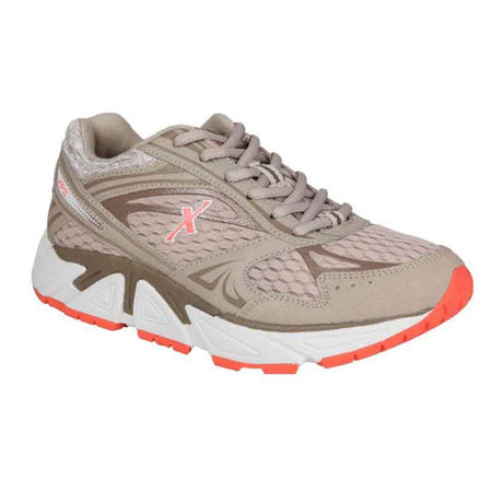 Xelero Genesis XPS Walking Shoe (Women) - Grey/Salmon Athletic - Walking - The Heel Shoe Fitters