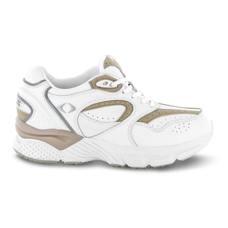 Apex X821 Lace Walker (Men) - White Athletic - Walking - The Heel Shoe Fitters