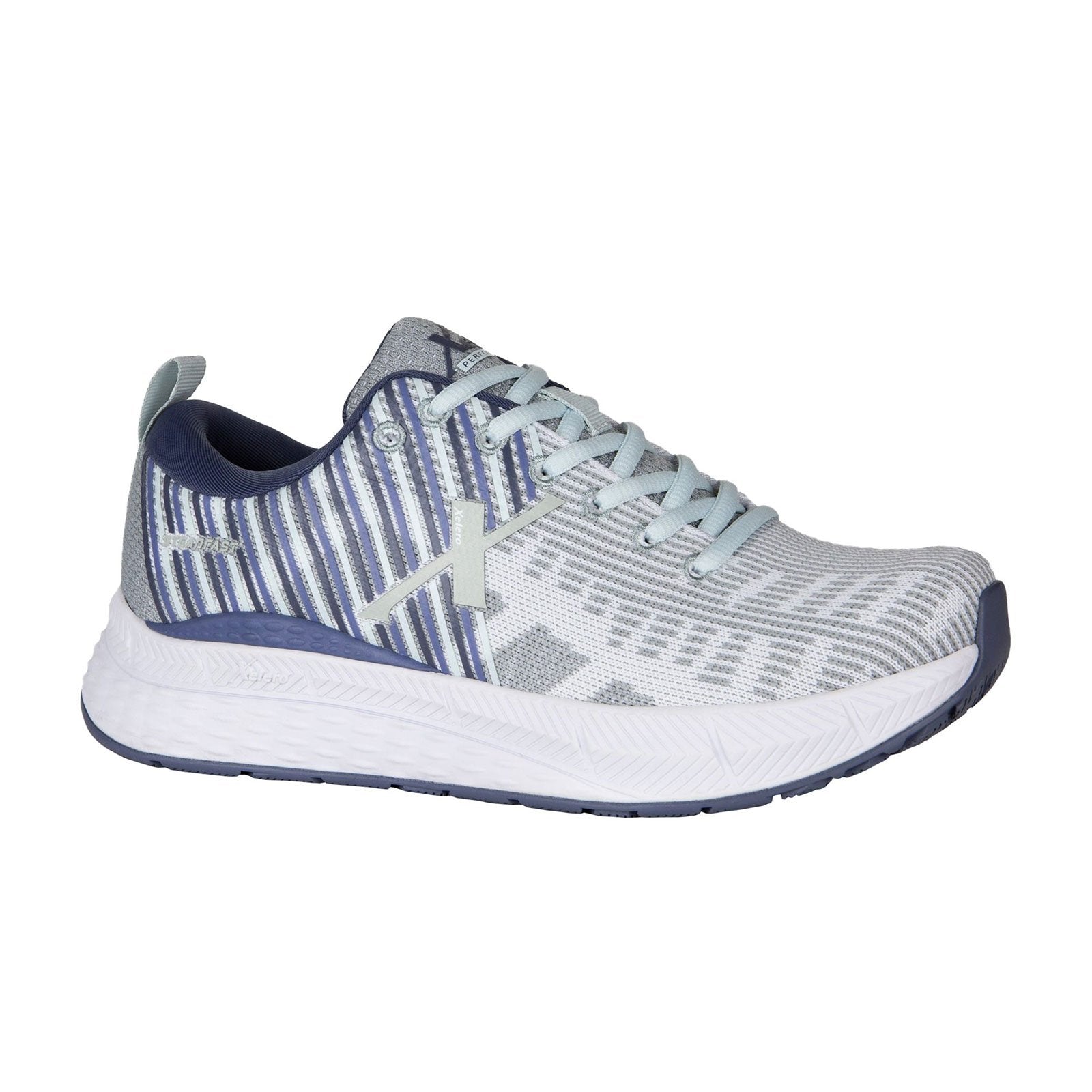 Xelero Steadfast Walking Shoe (Women) - White/Violet Athletic - Walking - The Heel Shoe Fitters
