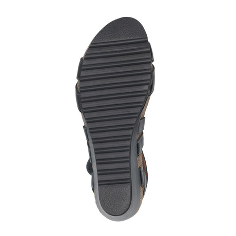 Taos Xcellent Wedge Sandal (Women) - Black Sandals - Heel/Wedge - The Heel Shoe Fitters