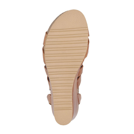 Taos Xcellent Wedge Sandal (Women) - Caramel Sandals - Heel/Wedge - The Heel Shoe Fitters