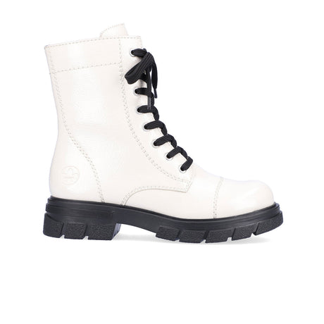 Rieker Tora Z9122-80 Mid Boot (Women) - Offwhite Boots - Fashion - Mid Boot - The Heel Shoe Fitters